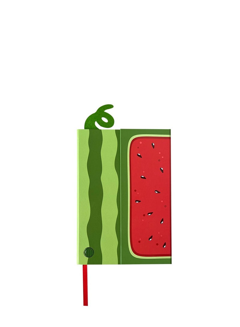 XiuWoo Notebook Journal Fruit with Magnetic Flap Closure, Classic Note book for Writing Sketching Cute Memo Diary Kids, Students, Teachers, 224 Pages, 5.3x7.6 inch