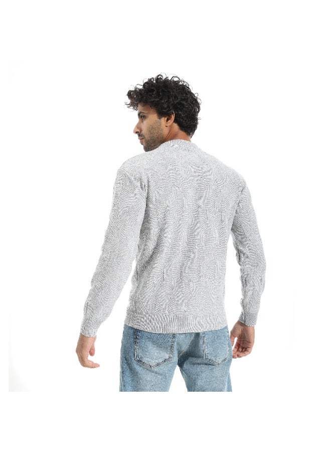 سيزار بلوفر صوف سادة رجالي - Image 3