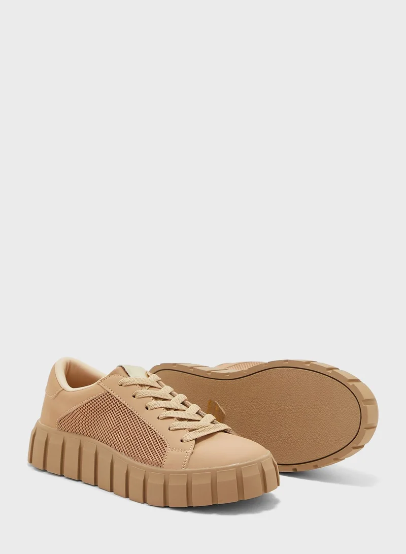 Ginger Tonal Stacked Sole Sneaker