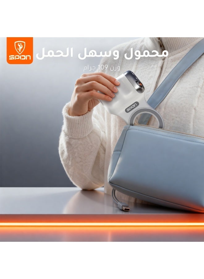 سبون مسكة تصوير مغناطيسية SPON احترافية – تحكم بلوتوث – زر تصوير وزووم – تصميم مريح – تدعم الوضعين الأفقي والعمودي - Image 2