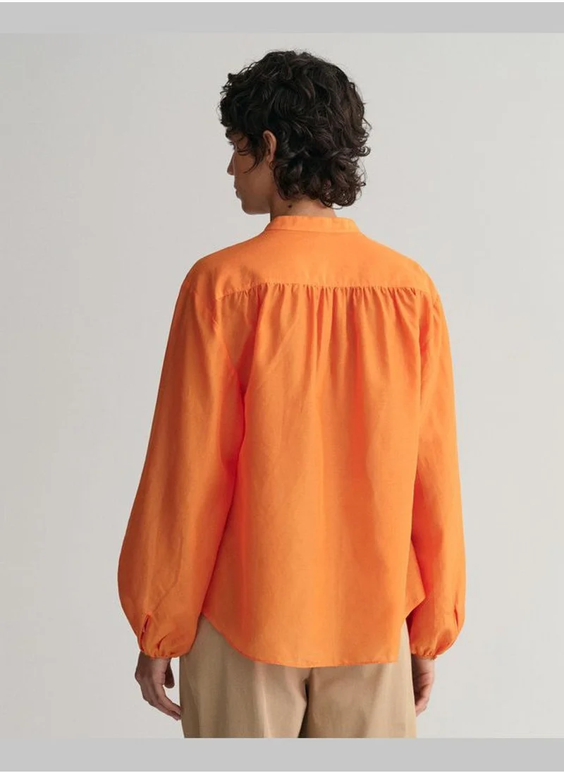 GANT Gant Relaxed Fit Cotton Silk Blouse