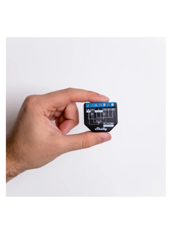 Shelly مفتاح Shelly Plus 2 PM الذكي الذي يعمل بتقنية Wi-Fi، قناتان 16 أمبير، قياس الطاقة - Image 5