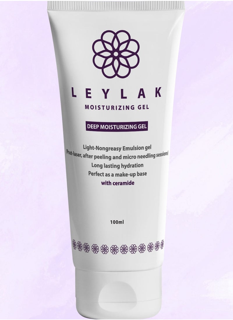 Leylak Leylak Gel Moisturizing Deep Moisturizing Light Non Greasy Emulsion Gel 100Ml  - Image 2
