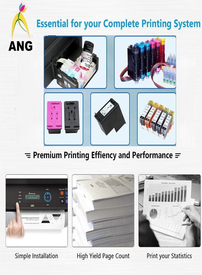 إيه إن جي طقم إعادة تعبئة حبر ANG لطابعة HP DeskJet 2331 - متوافق مع خراطيش الحبر 805، 803، 680، 678، 818، 802، 901، 703، 704، 46، 21، 22، 27، 28، 56، 57 - مع أداة شفط عالمية - Image 4