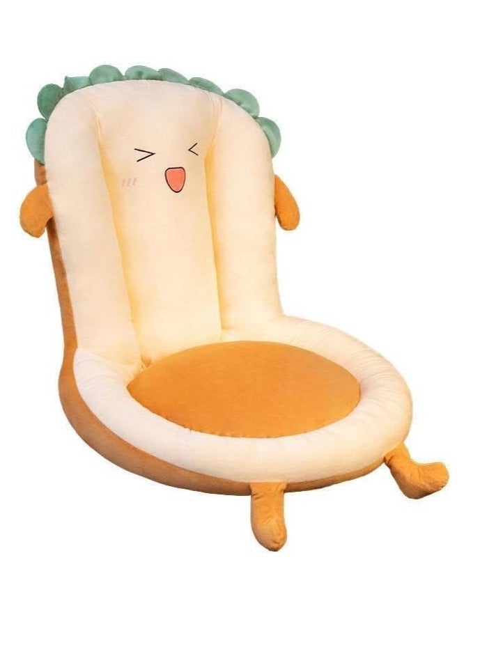 One-piece Office Dormitory Chair Cushion Winter Plush Cartoon Cushion Backrest Dormitory Office Non-slip Chair Cushion  - Image 1