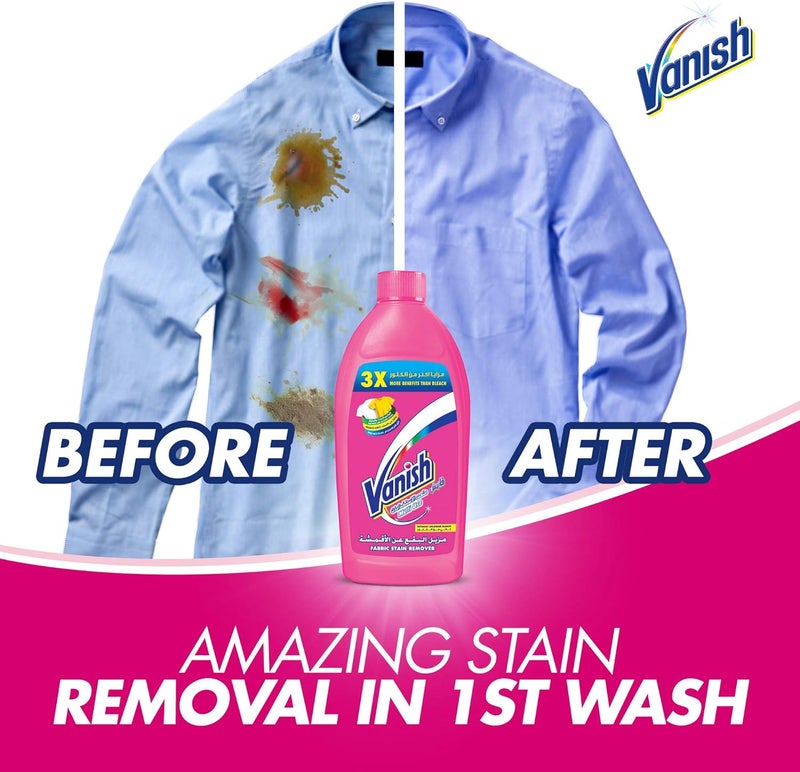 Vanish Laundry Stain Remover Pink 3L + 900ml - Image 5