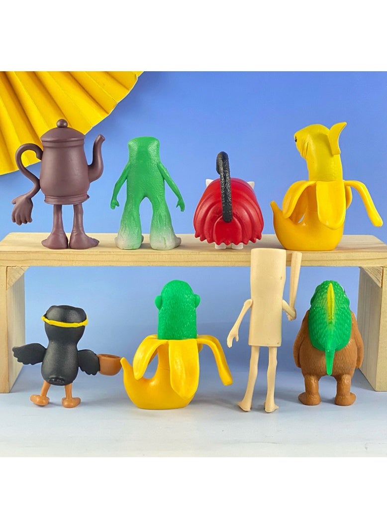 12pc Tung Tung Sahur Wooden Stick action figures Desktop Decoration Collection Ornaments - Image 4