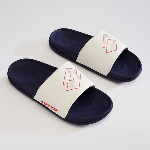 Lotto Men Enduro Plus White Slides - Image 3