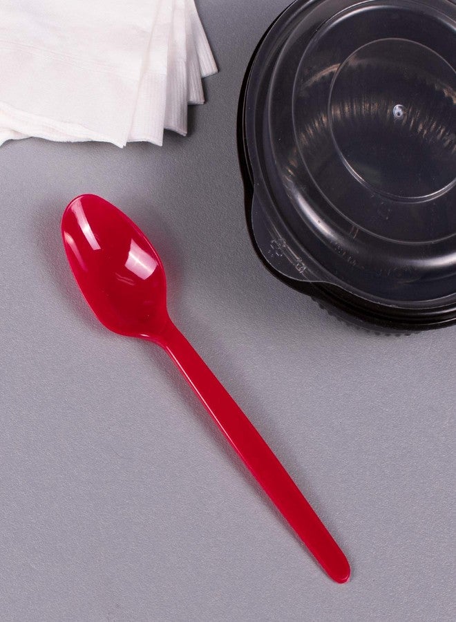 Karat U2100 PS Heavy Weight Tea Spoons (Red, Case of 1000) - Image 5