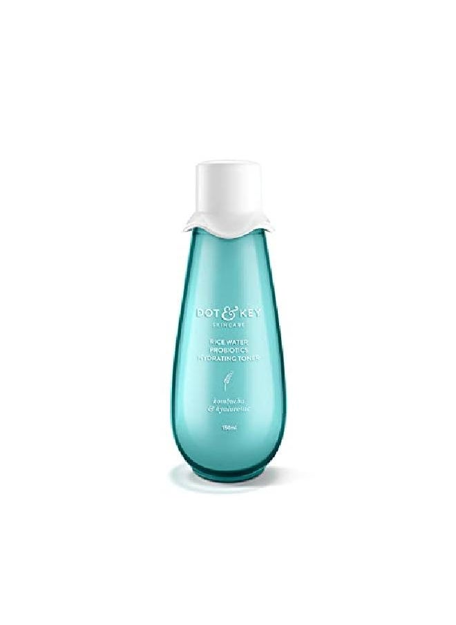 Dot & Key Rice Water Hydrating Toner With Hyaluronic For Oily Sensitive Skin AlcoholFree | 150ml  - Image 1