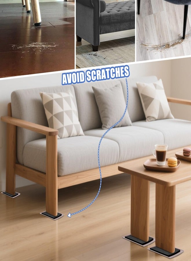 Kayzn 8 Pack Furniture Sliders for Carpet, 8-1/5"x 5-1/2" Large Furniture Sliders, Sliders for Furniture on Carpet Surface, Make Heavy Furniture Moving a Breeze! - Image 5