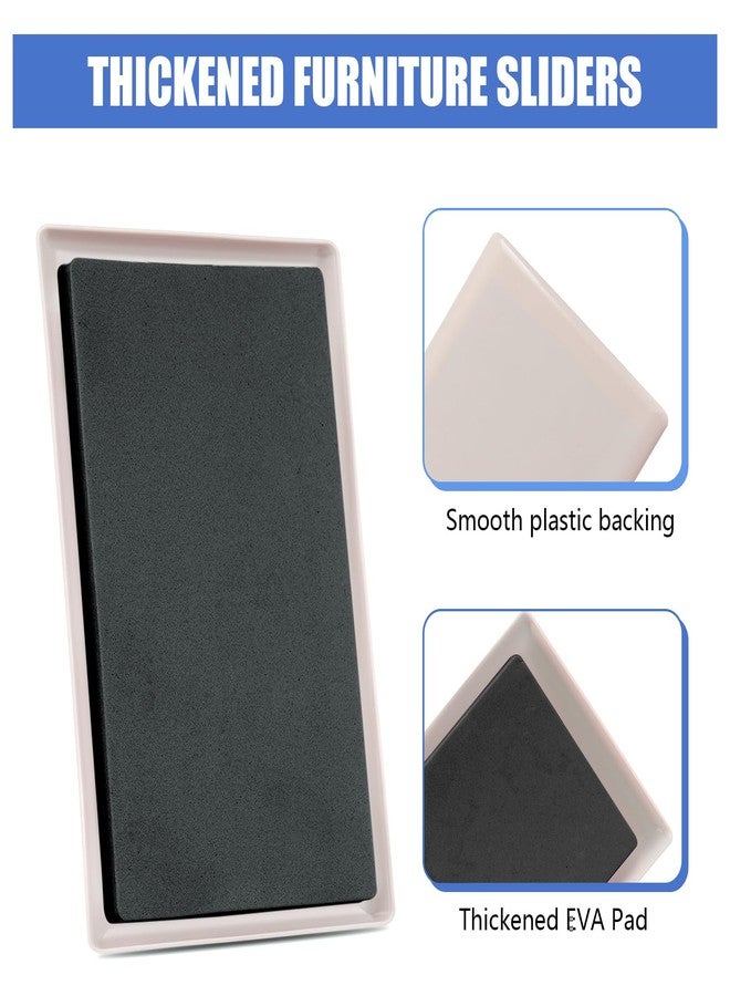 Kayzn 8 Pack Furniture Sliders for Carpet, 8-1/5"x 5-1/2" Large Furniture Sliders, Sliders for Furniture on Carpet Surface, Make Heavy Furniture Moving a Breeze! - Image 3