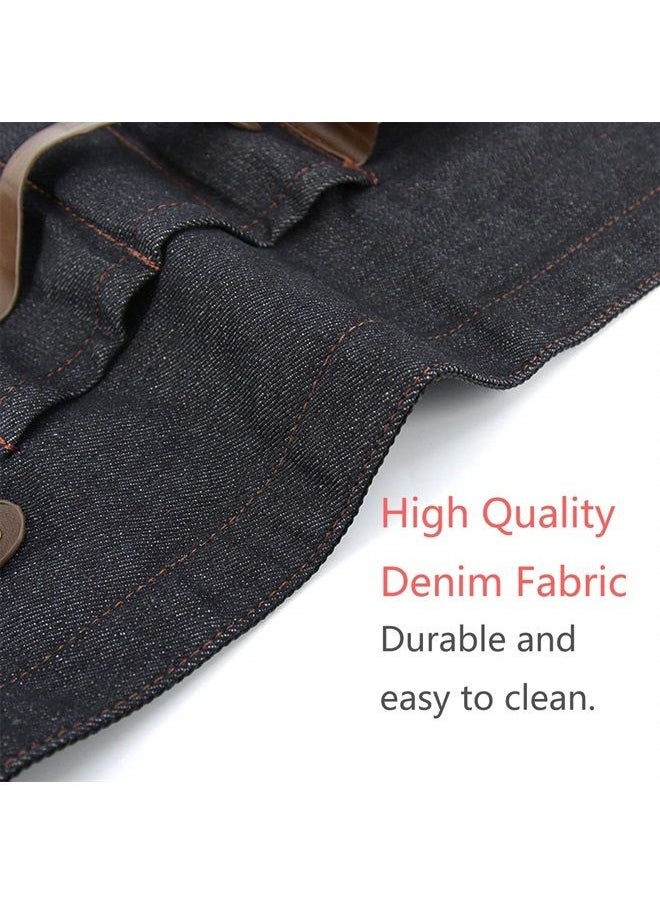 Perfehair - Hair Stylist Tool Belt, Salon Hairdresser Barber Hair Tool Belt Bag-Denim Fabricas and Real Leather - Image 1