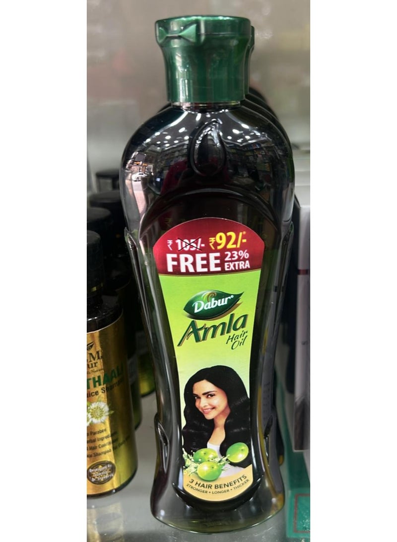 Dabur Amla Hair Oil - 450 ml For Strong Long and Thick hair Nourishes Scalp Controls Hair Fall Strengthens Hair and Promotes Hair Growth