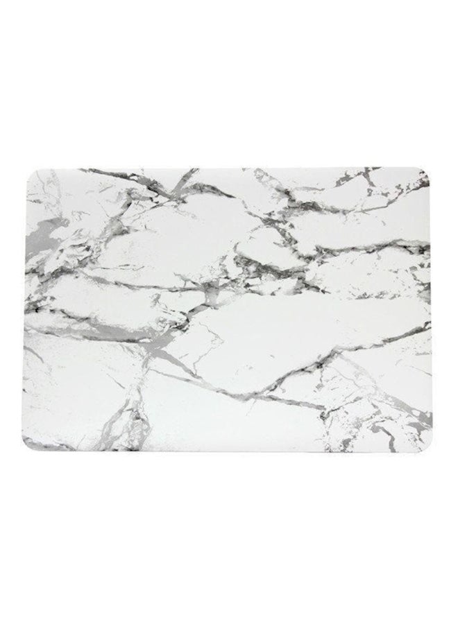 NIBEMINENT Stone Patterned Hard Plastic Skin Case Cover For Macbook Pro 15/15.4 Inch White - Image 2