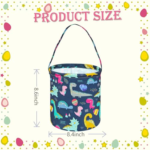 ACMUUNI Easter Egg Basket Easter Bunny Gift Basket Storage Bucket Portability Lightweight with handle - Image 2