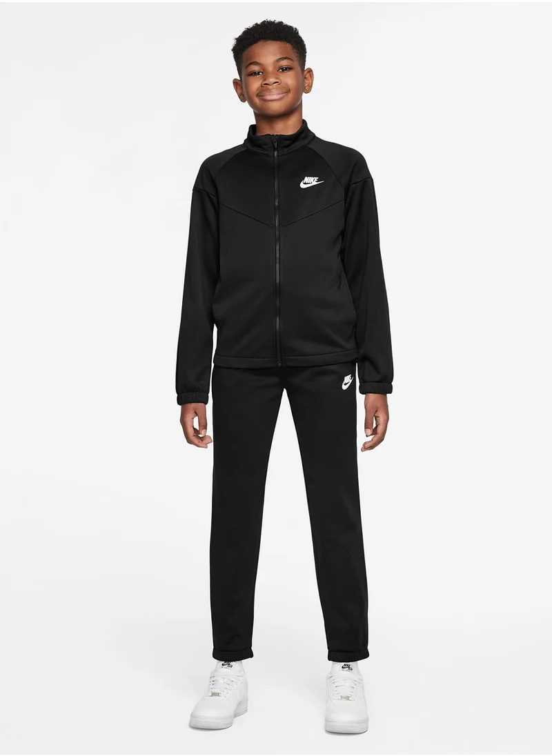 نايكي Kids Dri-Fit Poly Knit Full-Zip Track Suit