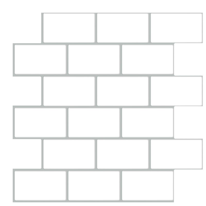 WoStick 10Sheets 3D SelfAdhesive Wall Tiles 16mm Thickness Peel  Stick Metro Subway Tiles for Kitchen  Bathroom 305cm x 305cm