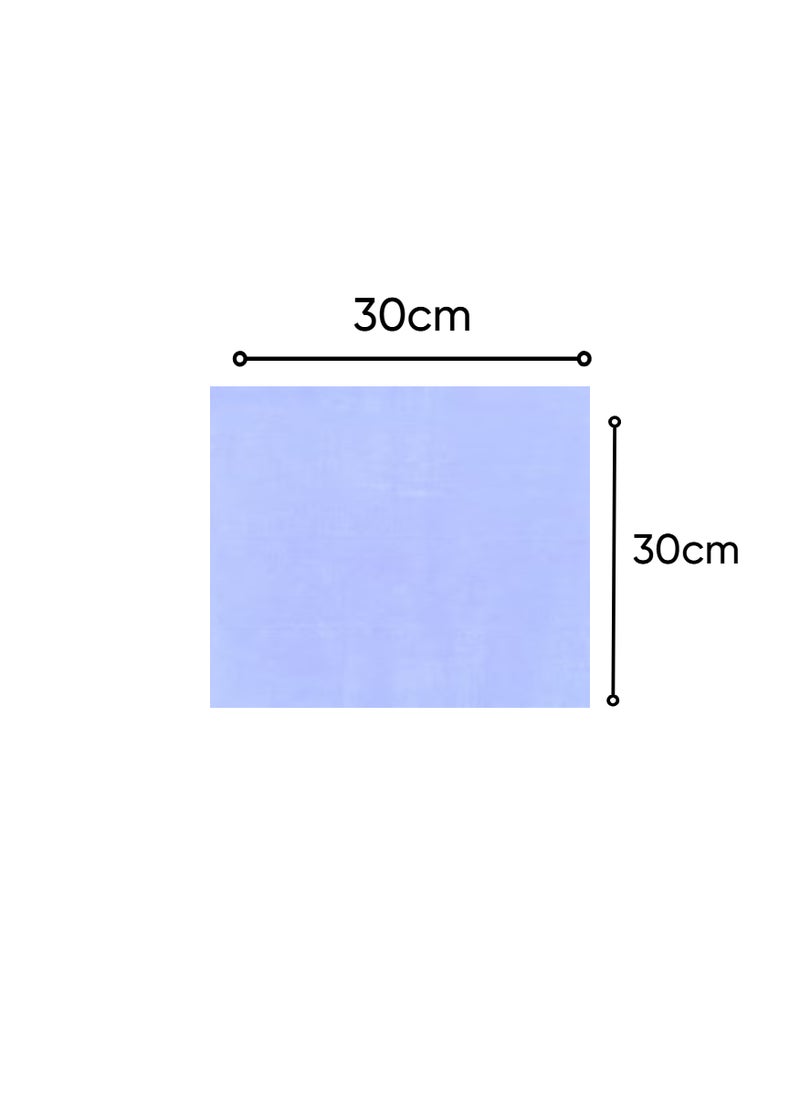 Blueberry Pack of 4 - Face towel -100% cotton Small Size(30x30 cm) Highly Absorbent And Super Durable, Color - White - Image 2