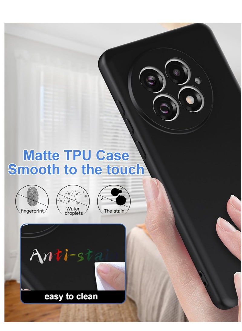 BORTONY - OnePlus 13 Case Cover Shockproof Liquid Silicone Soft Case with Camera Protection Soft TPU Anti-Scratch Microfiber Lining for OnePlus 13 5G 2025 - Image 1