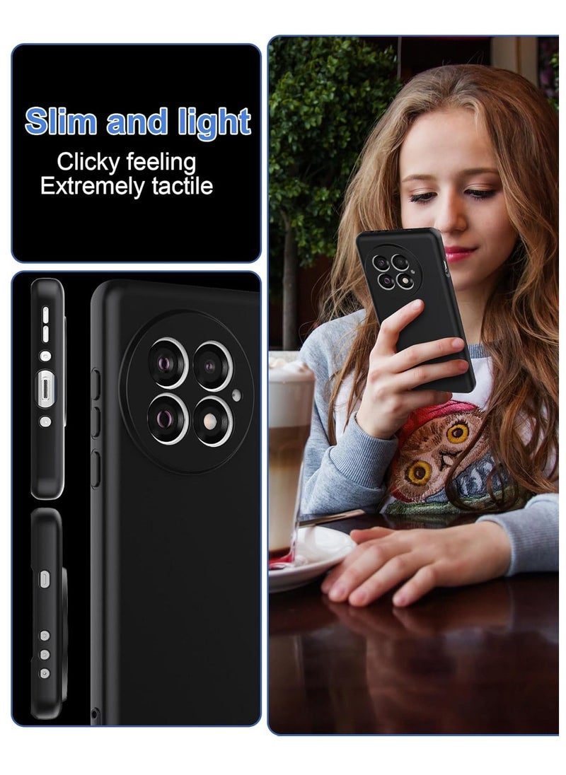 BORTONY - OnePlus 13 Case Cover Shockproof Liquid Silicone Soft Case with Camera Protection Soft TPU Anti-Scratch Microfiber Lining for OnePlus 13 5G 2025 - Image 1