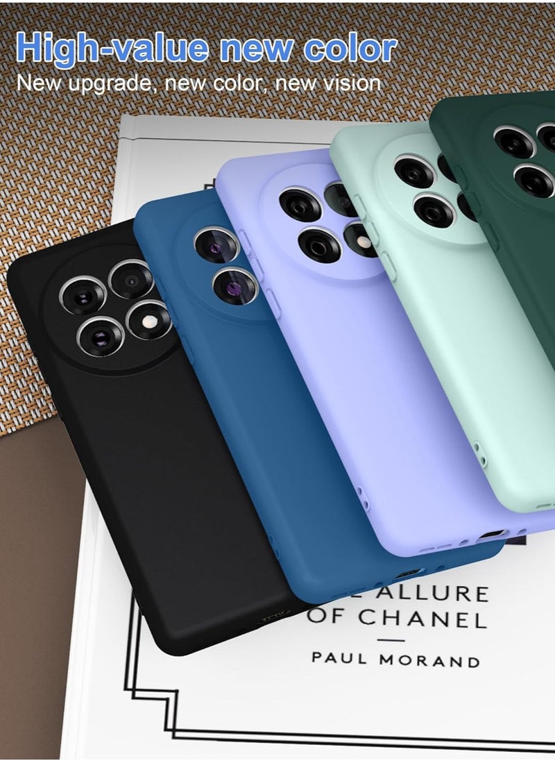BORTONY - OnePlus 13 Case Cover Shockproof Liquid Silicone Soft Case with Camera Protection Soft TPU Anti-Scratch Microfiber Lining for OnePlus 13 5G 2025 - Image 1