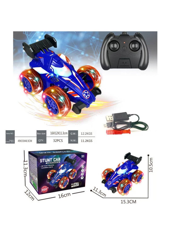2.4G Batman Remote Control Dump Truck Venom 360 Degree Stunt Rollover Children's Toy F1 Off-road Vehicle-Color:2.4g Spider-man Double Sided Remote Control Car Red  - Image 2