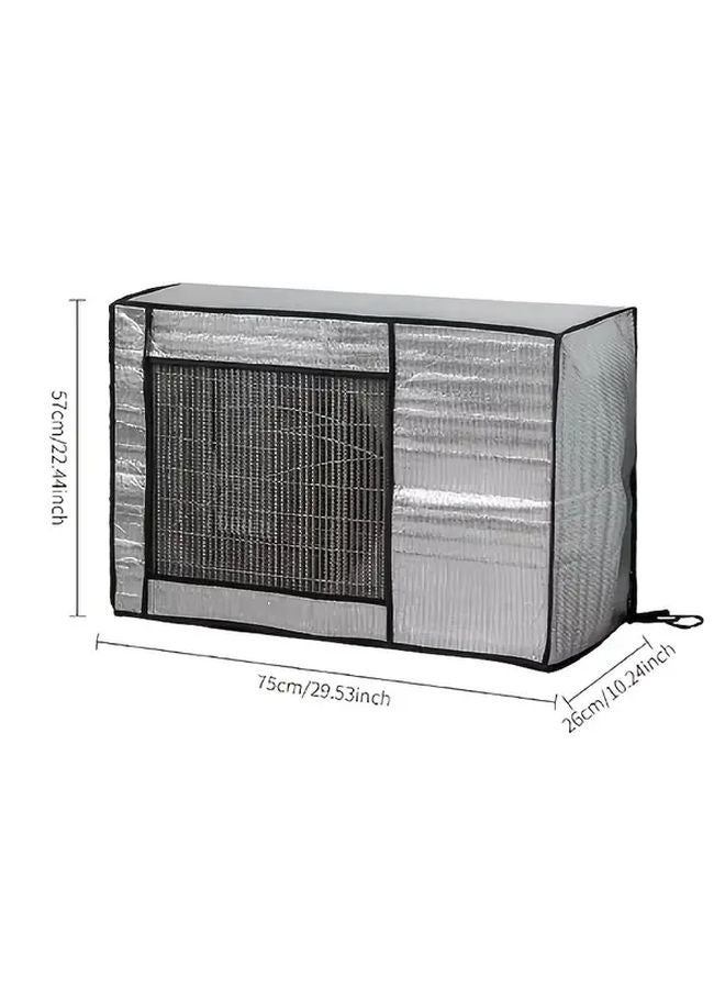 Heavy Duty AC Outdoor Unit Cover UV Heat Resistant 80x30x57cm Fits Most Systems - Image 5
