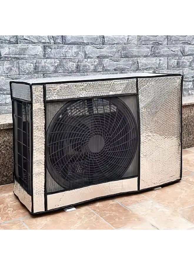 Heavy Duty AC Outdoor Unit Cover UV Heat Resistant 80x30x57cm Fits Most Systems - Image 2