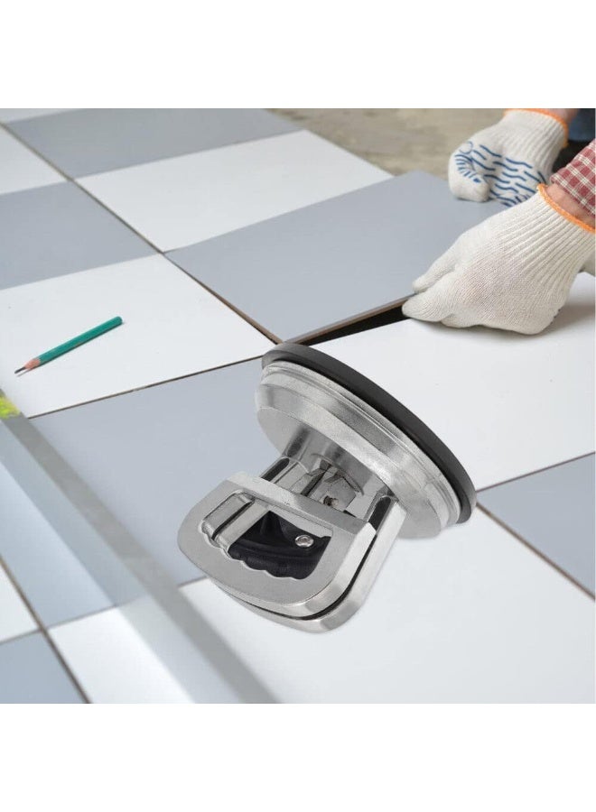 Poaker رافعة زجاجية من الألمنيوم مع كوب شفط ثقيل الوزن - Image 4