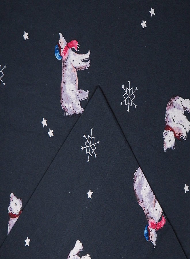 Pointehaven 180 GSM 100% Cotton Flannel Sheet Set - Twin, Snow Bear - Warm & Cozy - Pre-Shrunk -Deep Pockets - Elastic All Around-Comfy Double Brushed - Image 4