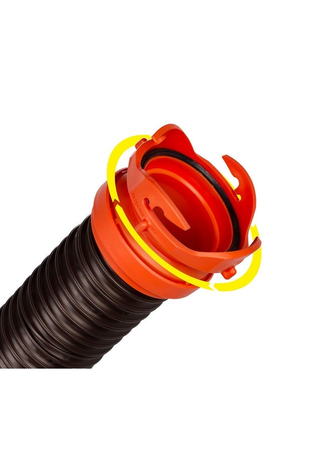 Camco RhinoFLEX RV 5ft Sewer Hose Extension Kit with Swivel Fitting - 39765, Black - Image 2