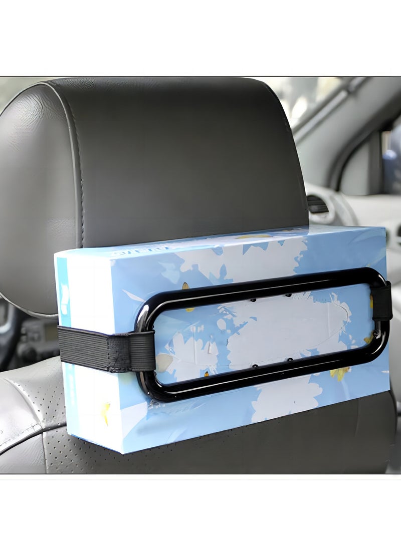 Generic Black Car Tissue Box Holder For Car Visor And Backseat  - Image 5