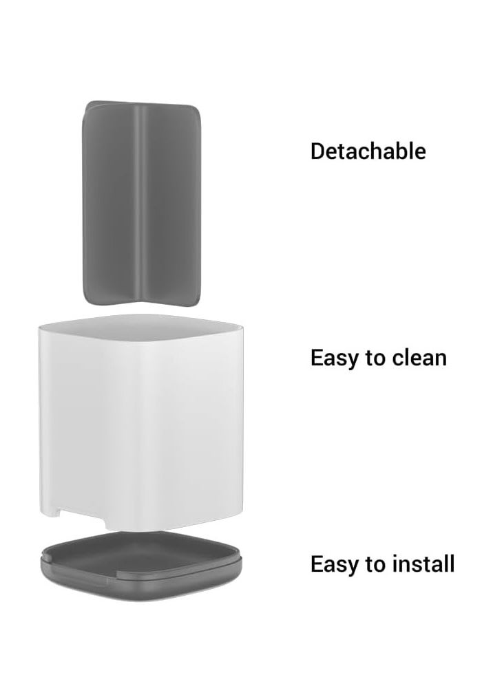 Oasisgalore - Toothbrush Holder, Toothpaste Holder with Anti-Slip Bottom 3 Slots, Electric Toothbrush Holder for Bathroom. - Image 1