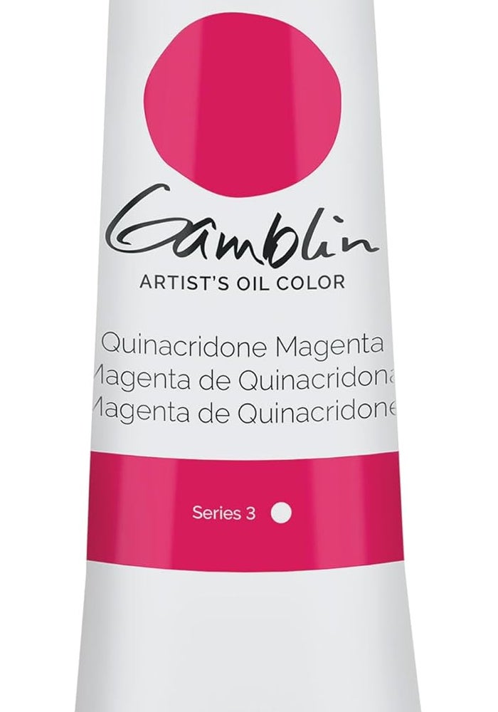 Gamblin Artist's Oil Color - Quinacridone Magenta, 37ml Tube