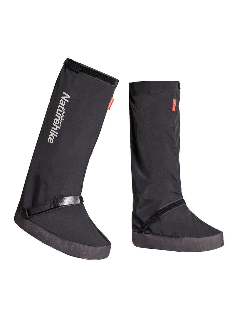 Naturehike Â€Œsnow Foxâ€ Outdoor High-Tube Walking Sand Shoes  Night Black, Waterproof Pu Nylon, Size S (Eu 3537) - Image 1