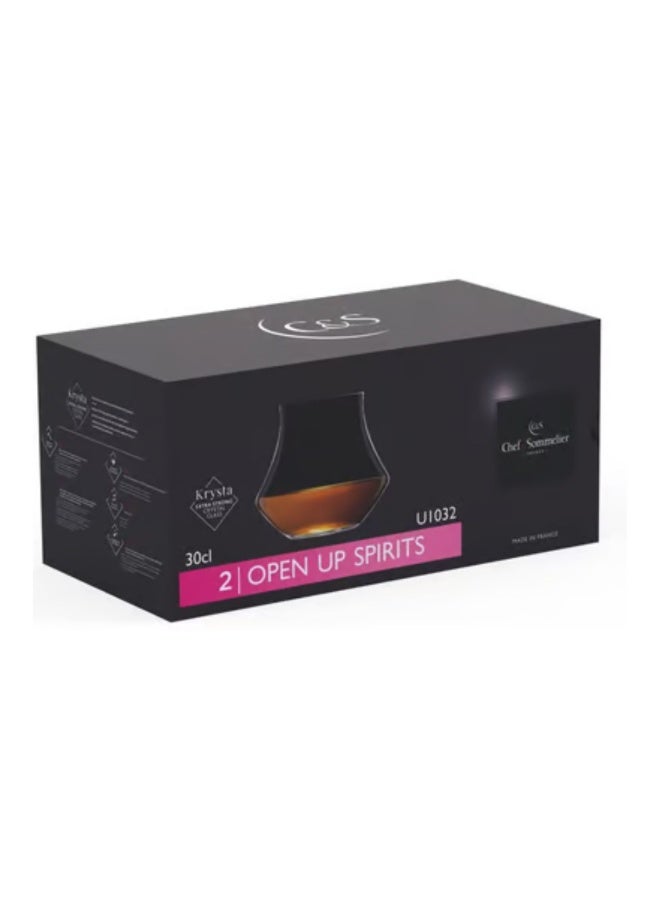 شيف & سوميلير كأس ويسكي دافئ مفتوح من شيف آند سوميلير، سعة 30 سل - طقم من قطعتين، كريستال كريستا، مُعزز للرائحة، متين للغاية، آمن للاستخدام في غسالة الأطباق، صنع في فرنسا. - Image 3