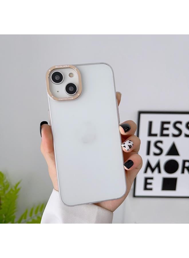 Zaboon Case For iPhone 13 Frosted Metal Lens Frame PC Phone Case - Image 1