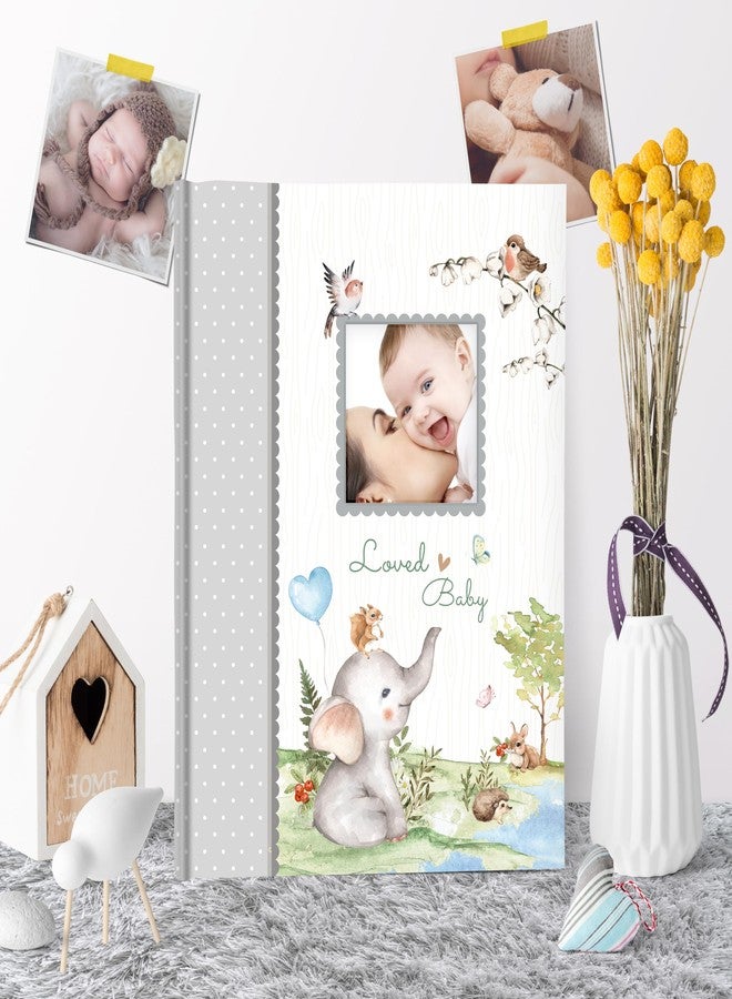 Holoary First 5 Years Baby Memory Book - 76 Colourful Illustrated Keepsake Journal Pages Record Book Album for Newborn Baby Boy or Girl, Woodland Animals Design(Elephant) - Image 5