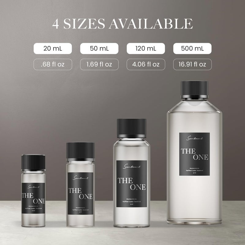 Scentiment Diffuser Oil - The One | Inspired by Luxury Five Star Hotel Lobby Scent | Aromatherapy Fragrance Oil | Notes of Cardamom, Leather, Lemon with Cinnamon & Sandalwood (120ml) - Image 5