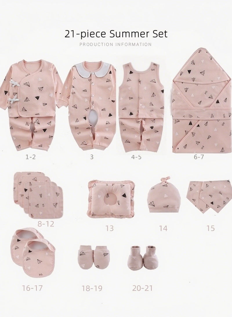 Newborn Baby Gifts Set 21 piece Newborn Layette Gifts Set Baby Girl Boys Gifts Premium Cotton Baby Clothes Set Fits Newborn to 6 Months (باللغة الإنجليزية) - Image 5