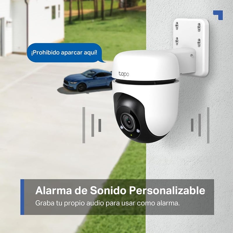 تابو TP-Link - كاميرا أمان Wi-Fi خارجية قابلة للتحريك يمينًا ويسارًا/Tapo C500 المنزل الذكي - Image 3