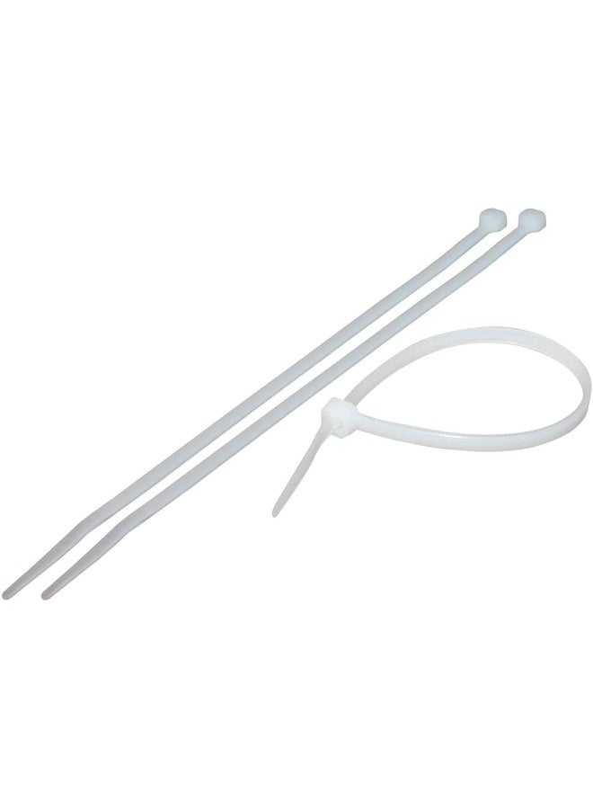 Cable Tie 100Mm/150Mm/200Mm/250Mm/300Mm (200Mm X 3.6Mm, White) - Image 1