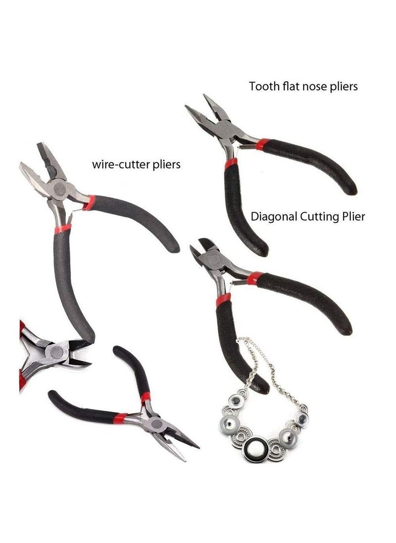 DIY Crafts DIY Crafts CTDIYHI52024 3 Pieces Pliers Stainless Steel Needle Nose MultiFunctional Making Hand Tool DIY Crafts Do it Yourself  - Image 3