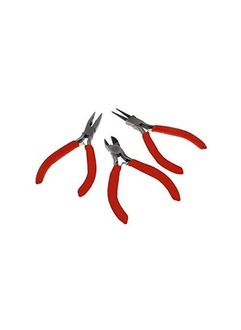 DIY Crafts DIY Crafts CTDIYHI52024 3 Pieces Pliers Stainless Steel Needle Nose MultiFunctional Making Hand Tool DIY Crafts Do it Yourself  - Image 4