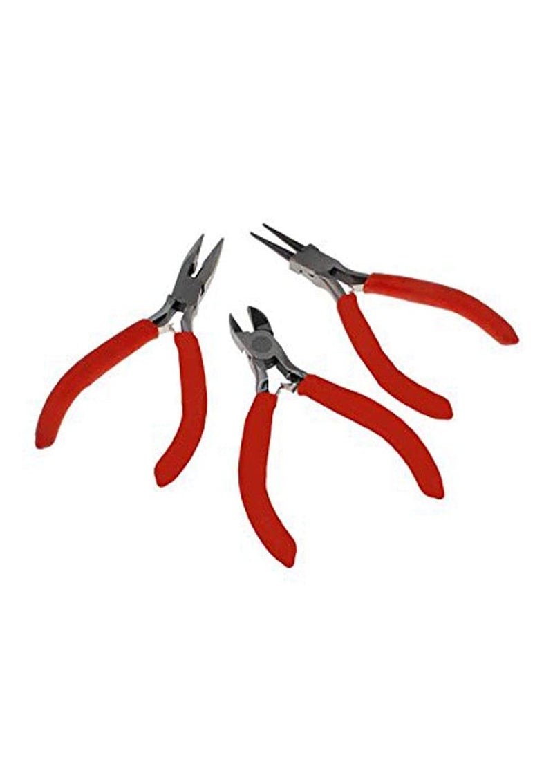 DIY Crafts DIY Crafts CTDIYHI52024 3 Pieces Pliers Stainless Steel Needle Nose MultiFunctional Making Hand Tool DIY Crafts Do it Yourself  - Image 2