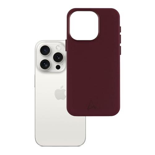 Armor Leather Magnetic Case for iPhone 15 Pro Max Bordeaux Red - Image 3