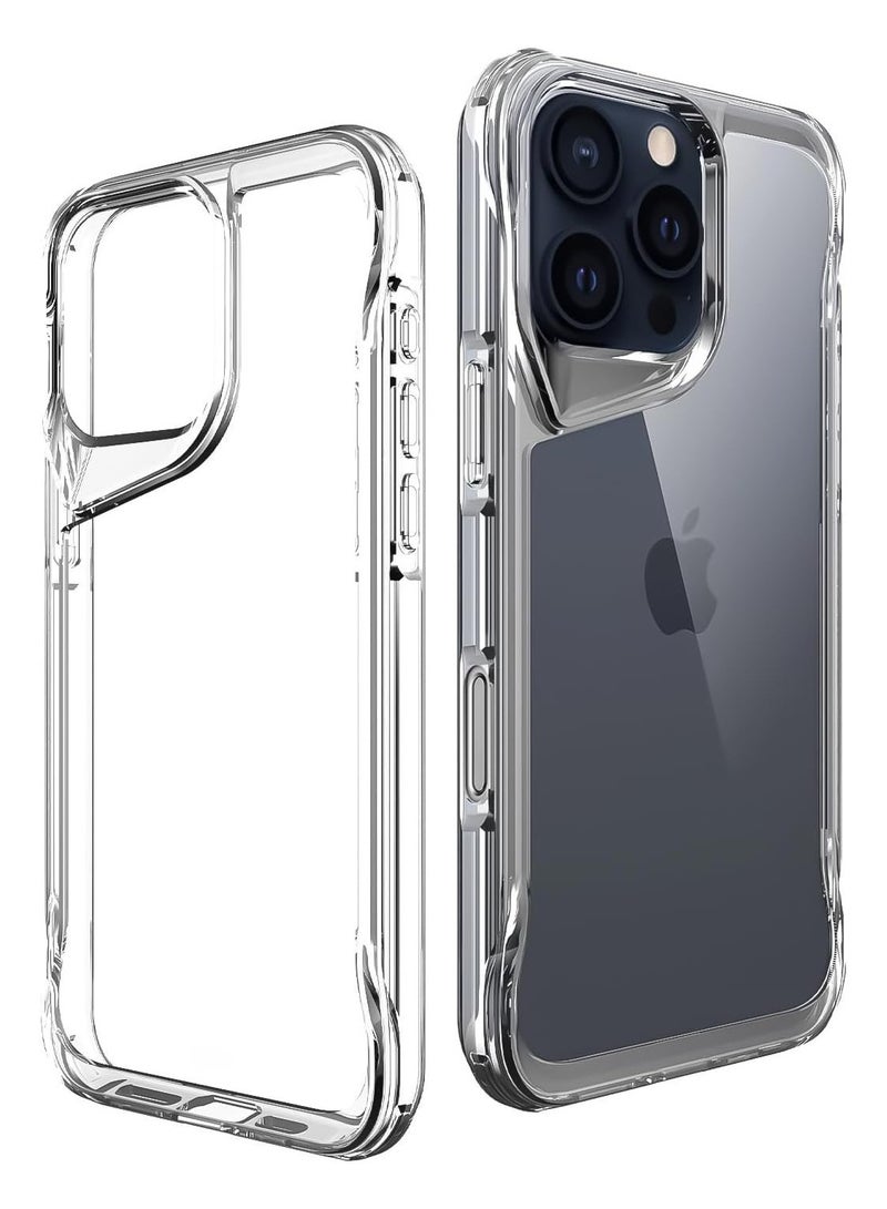 جيرفور جراب Gear4 Crystal Palace متوافق مع iPhone 16 pro، حماية متقدمة من الصدمات مع التكنولوجيا، مضاد للاصفرار، غطاء هاتف - شفاف - Image 1