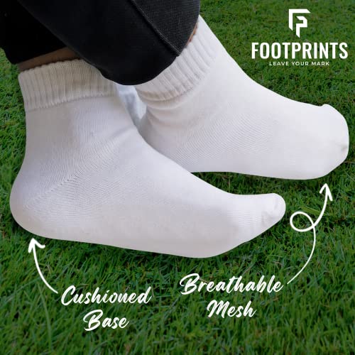 FOOTPRINTS Organic Cotton & Bamboo Ankle Unisex Socks |Black| - Image 4