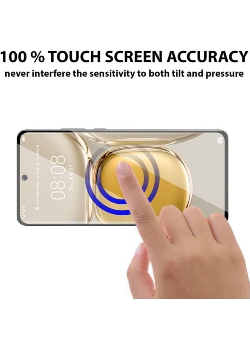Huawei Honor 50 / Nova 9/Huawei Nova 8 5G/Huawei Nova 8 4G Tempered Glass, 3D Curved Full Glue, (Full Screen Coverage), Touch Sensitive, Anti Scratch(4 Pack) - Image 2